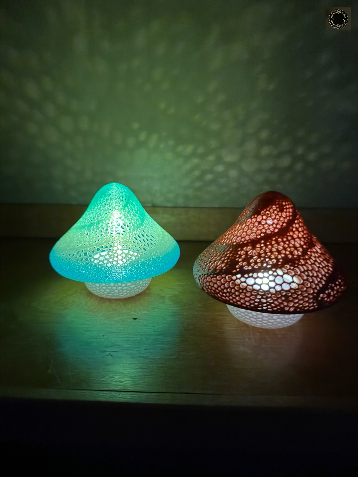 🍄 3D Printed Mushroom LED Lantern🍄Screw-on base and a functional LED tea light inside